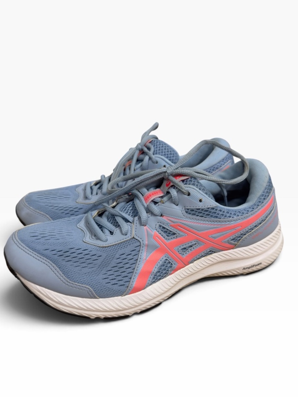 ASICS GEL-Contend 7 Mist Blazing Coral Running Shoes Womens 9.5 1012A911